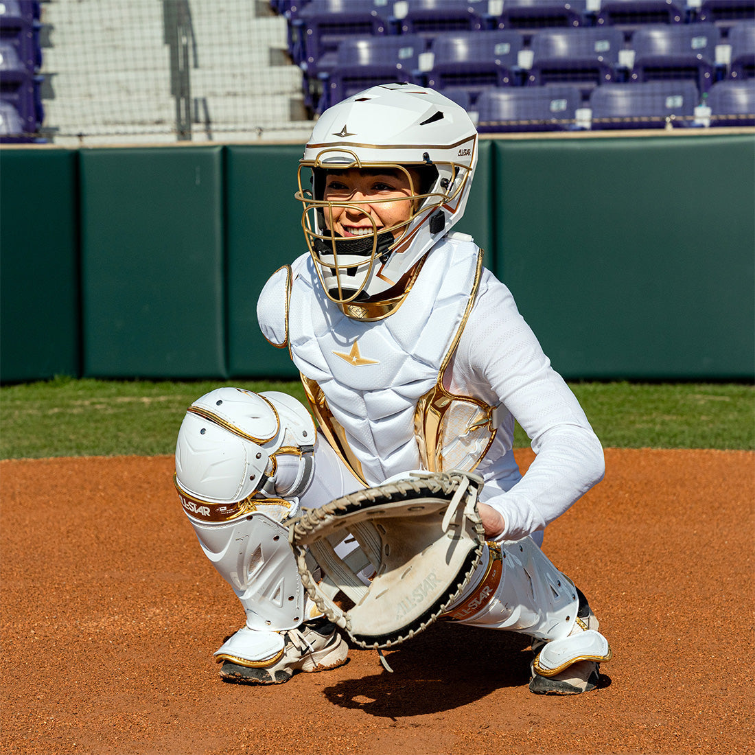 All-Star Paige Halstead PHX Gold Collection Fastpitch Catcher's Kit