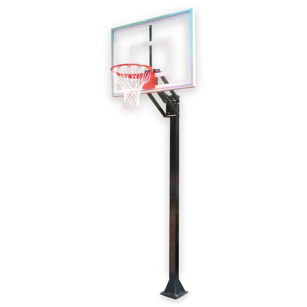 Champ™ Adjustable In-Ground Bolt-Down Basketball Hoop by First Team