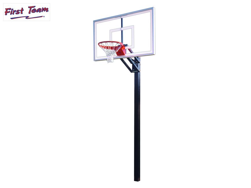 Champ™ Adjustable In-Ground Basketball Hoop by First Team