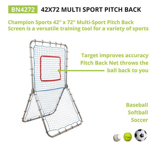 Champion Sports Baseball Pitch Back Screen