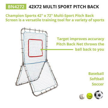 Champion Sports Baseball Pitch Back Screen