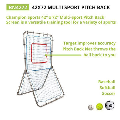Champion Sports Baseball Pitch Back Screen