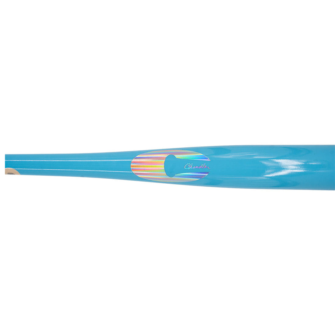 Chandler AJ99XP Performance Cut XP Wood Baseball Bat: Cerulean Blue