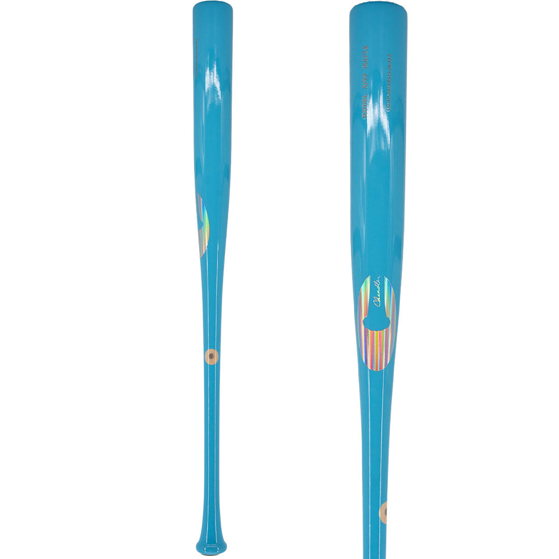 Chandler AJ99 Peformance Cut Youth Maple Wood Baseball Bat Cerulean Blue