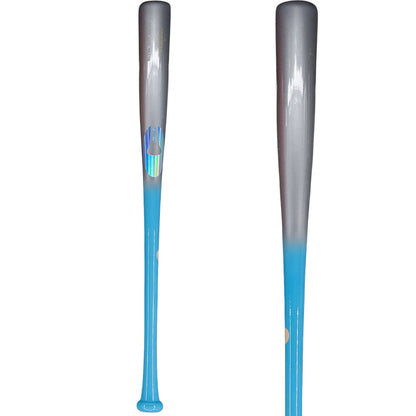 Chandler AJ99XP Performance Cut XP Wood Baseball Bat: Cerulean/Silver