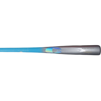 Chandler AJ99XP Performance Cut XP Wood Baseball Bat: Cerulean/Silver