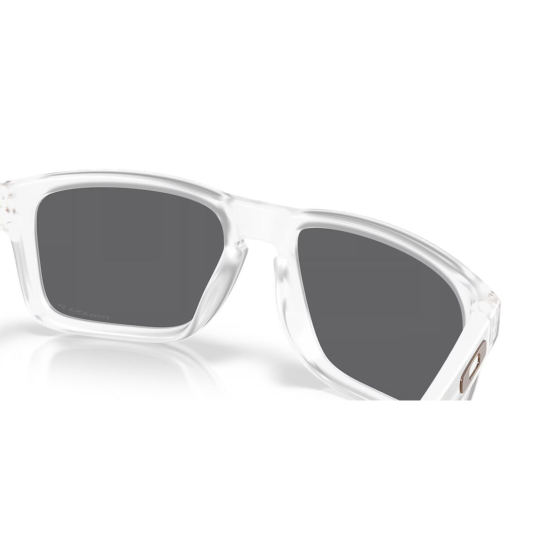 OAKLEY HOLBROOK Sunglasses Matte Clear: Prizm Black Polarized
