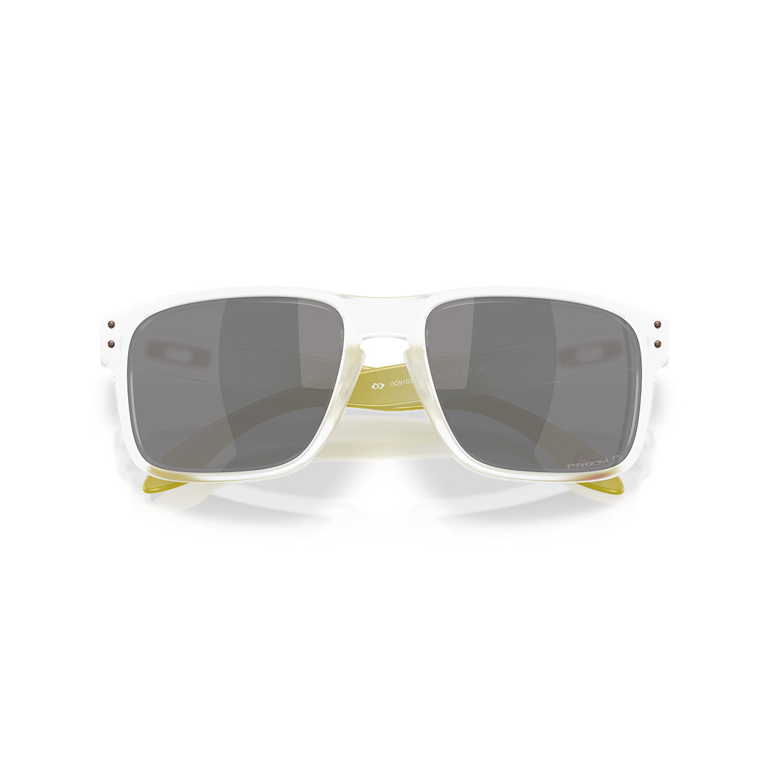 OAKLEY HOLBROOK Sunglasses Matte Clear: Prizm Black Polarized