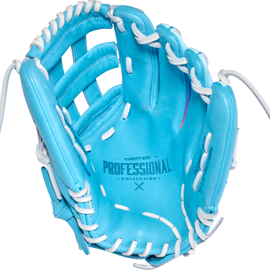 Easton Professional Collection Color Splash 3.0 12.5” Fastpitch Outfield Glove: PCFP125-6CB