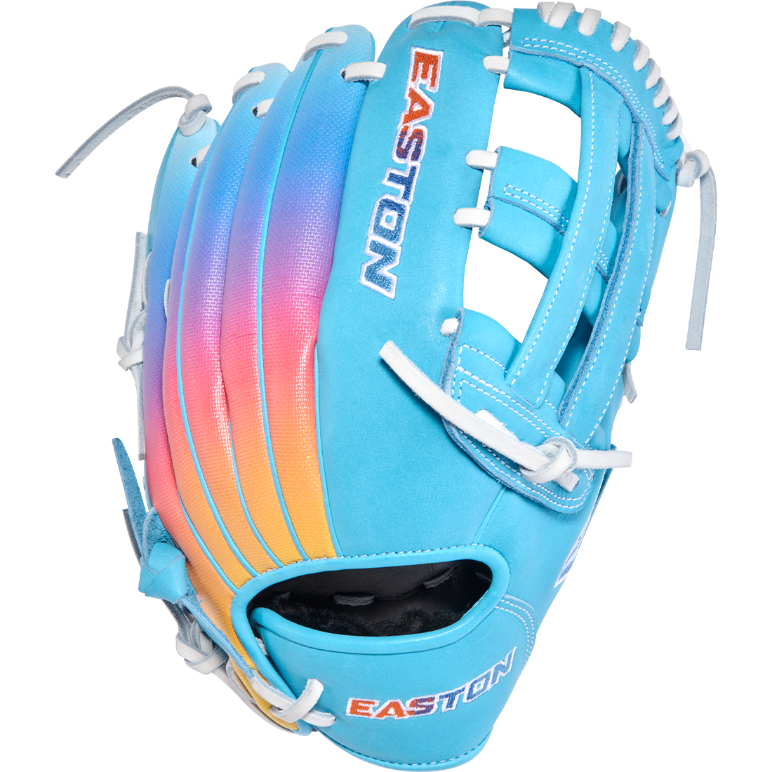 Easton Professional Collection Color Splash 3.0 12.5” Fastpitch Outfield Glove: PCFP125-6CB