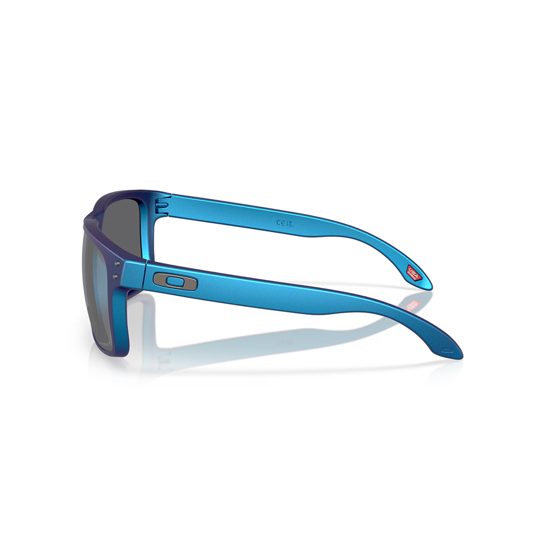 OAKLEY HOLBROOK XL Sunglasses Matte Cyan/Blue Colorshift: Prizm Black Polarized