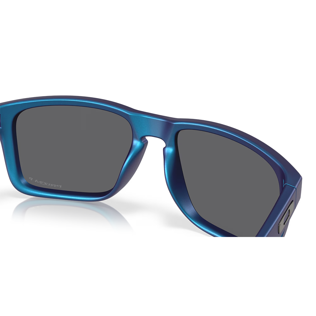OAKLEY HOLBROOK XL Sunglasses Matte Cyan/Blue Colorshift: Prizm Black Polarized