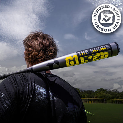 2026 DeMarini The Goods Gunmetal (-3) BBCOR Baseball Bat: WBD2650010