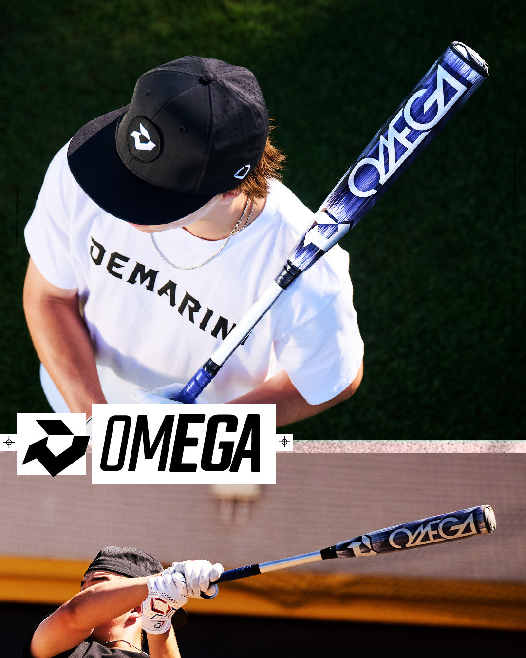 2027 DeMarini Omega (-3) BBCOR Baseball Bat: WBD2702010