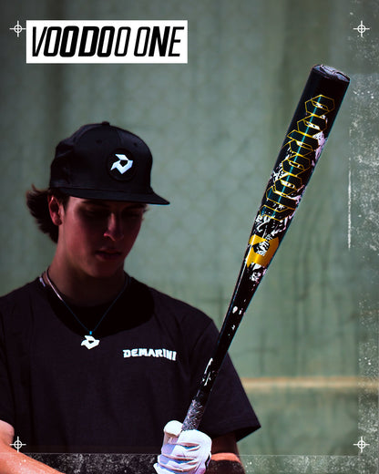 2027 DeMarini Voodoo One (-3) BBCOR Baseball Bat: WBD2705010