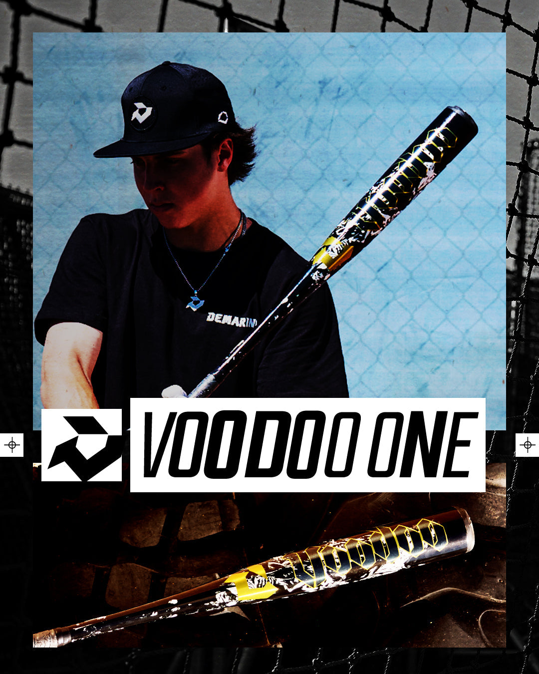 2027 DeMarini Voodoo One (-3) BBCOR Baseball Bat: WBD2705010