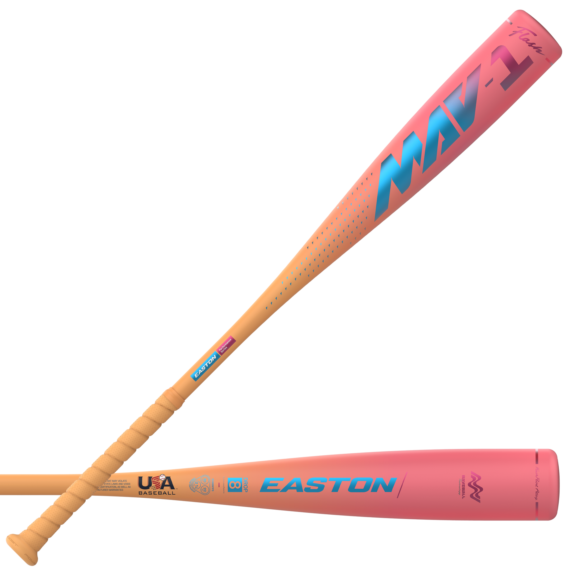 2026 Easton MAV1 Flash -8 USA Baseball Bat - EUS6M1F8
