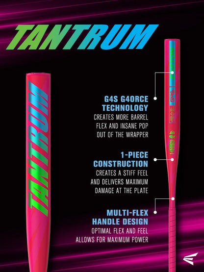 2026 Easton Tantrum 1-Piece Balanced USSSA Slowpitch Softball Bat - ESU6TNT1B
