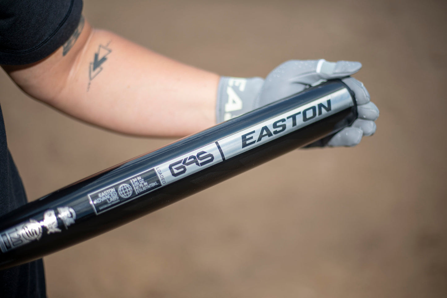 2026 Easton Tantrum Black 2-Piece Loaded USSSA Slowpitch Softball Bat - ESU6TNTBKL