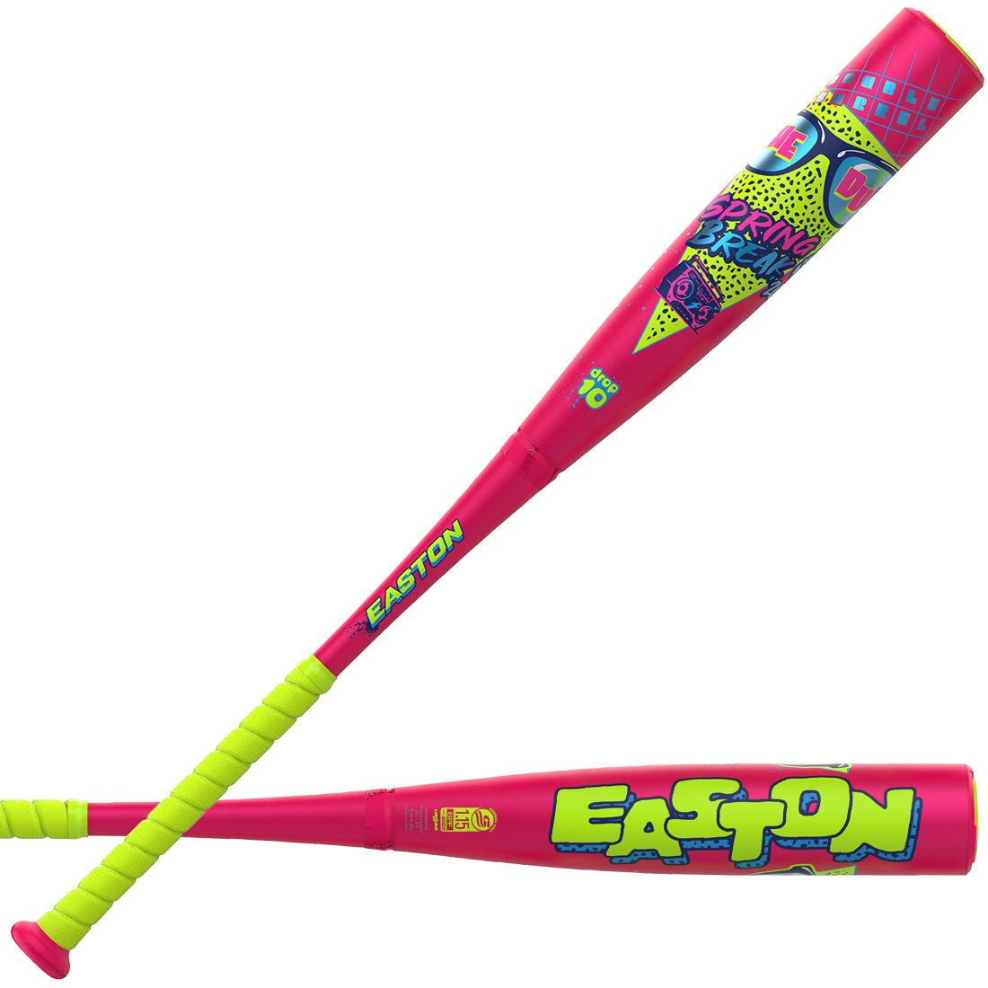 2026 Easton Dub  "Spring Break" 2 3/4" USSSA Baseball Bat: -10, -8, -5
