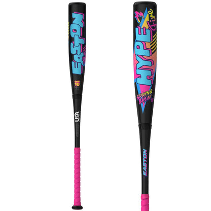 2026 Easton Hype Fire "Spring Break" Black 2 5/8" USA Baseball Bat: -11, -10