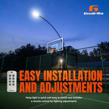 Solar LED Basketball Hoop Light