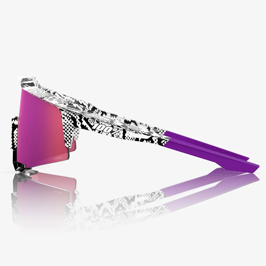 100% Speedcraft LE Elly De La Cruz Sunglasses - HiPER Dark Purple Mirror Lens