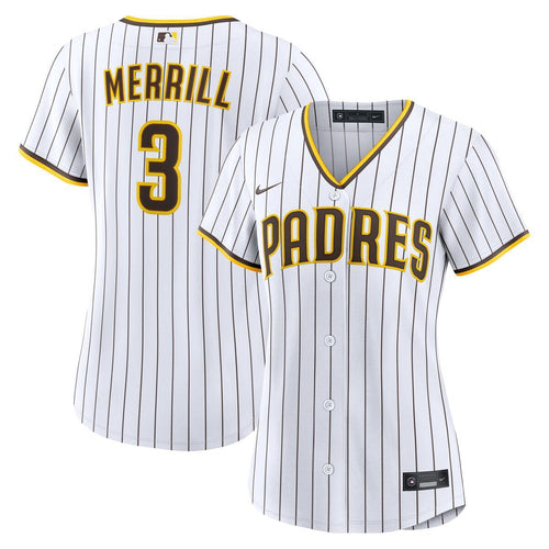 San Diego Padres Jackson Merrill Home Women's Jersey