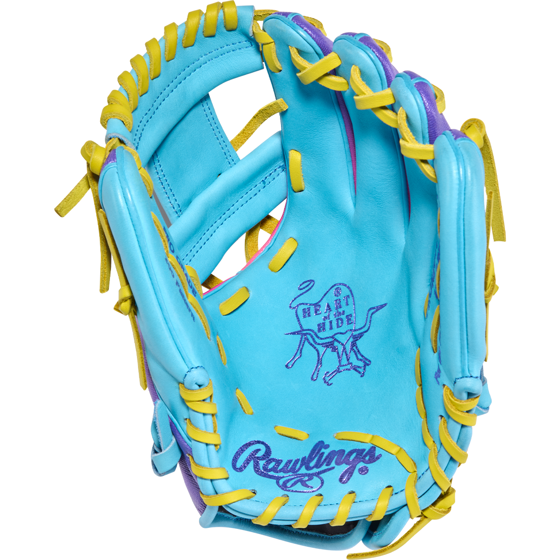 Rawlings Heart of the Hide Fun Burst 2.0 Contour Fit 11.5" Infield Baseball Glove: PROR204U-2CBY