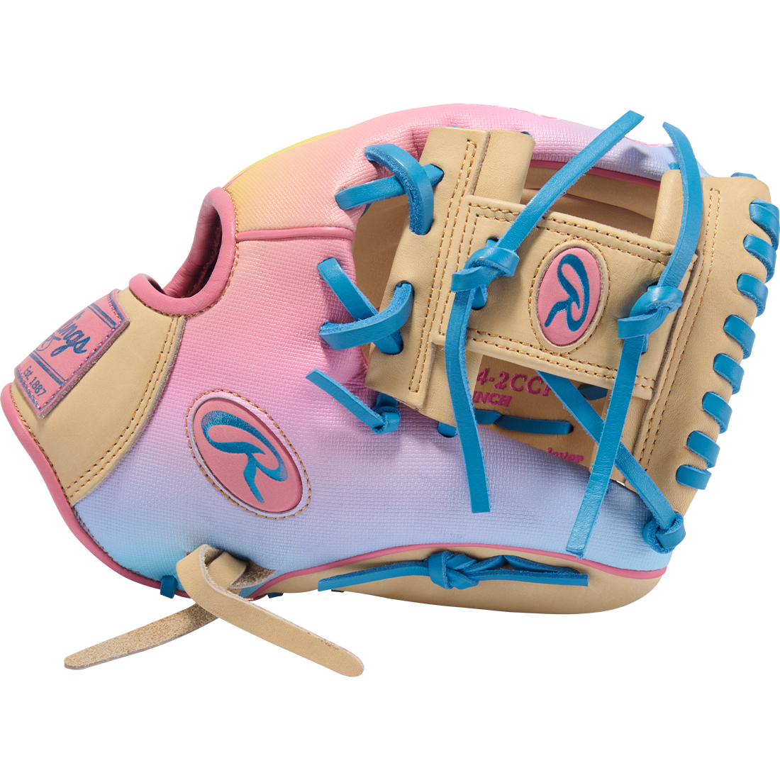 Rawlings Heart of the Hide Fun Burst 2.0 Contour Fit 11.5" Infield Baseball Glove:PROR204-2CCP