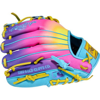 Rawlings Heart of the Hide Fun Burst 2.0 Contour Fit 11.5" Infield Baseball Glove: PROR204U-2CBY