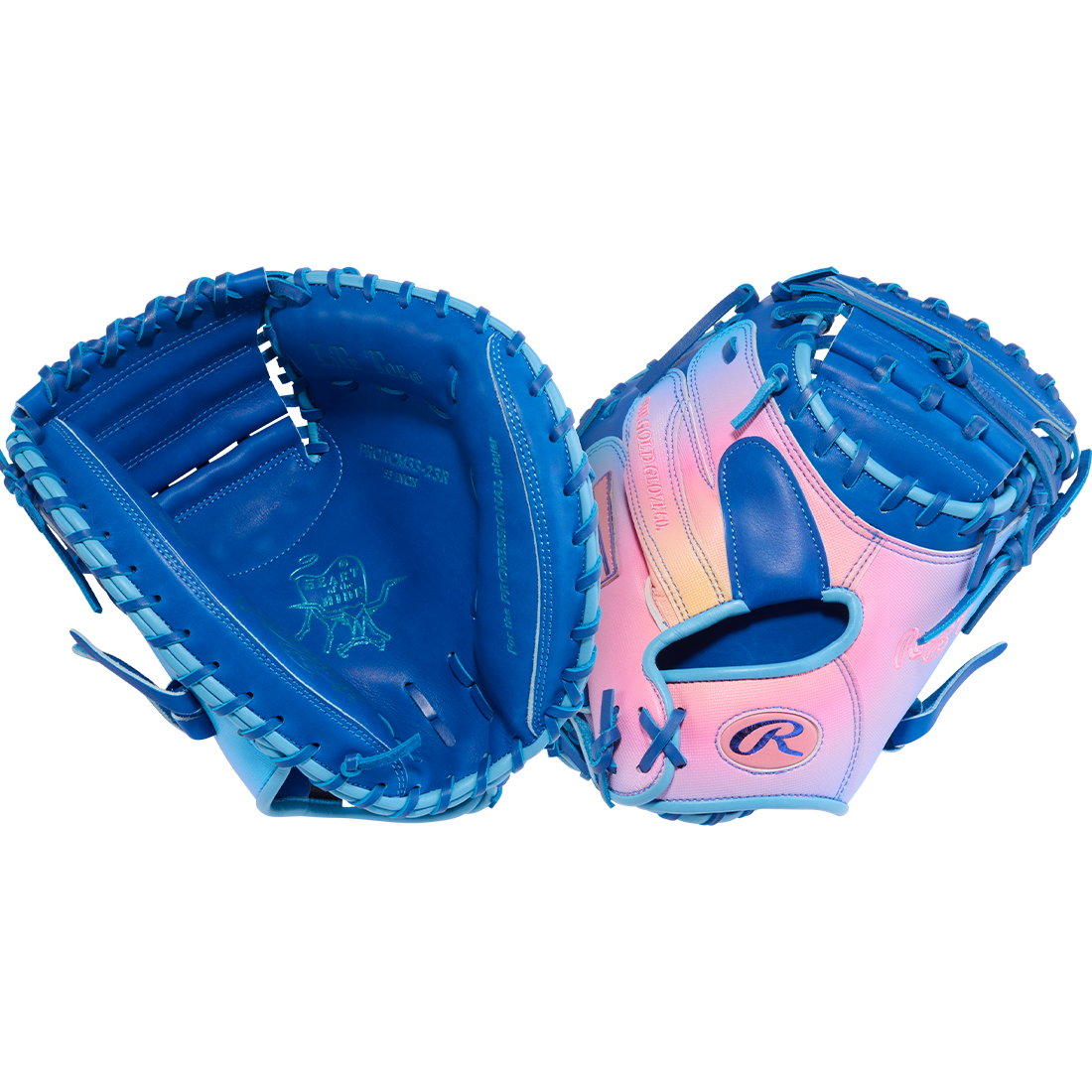 Rawlings Heart of the Hide Fun Burst 2.0 33" Baseball Catcher's Mitt: PRORCM33-23R