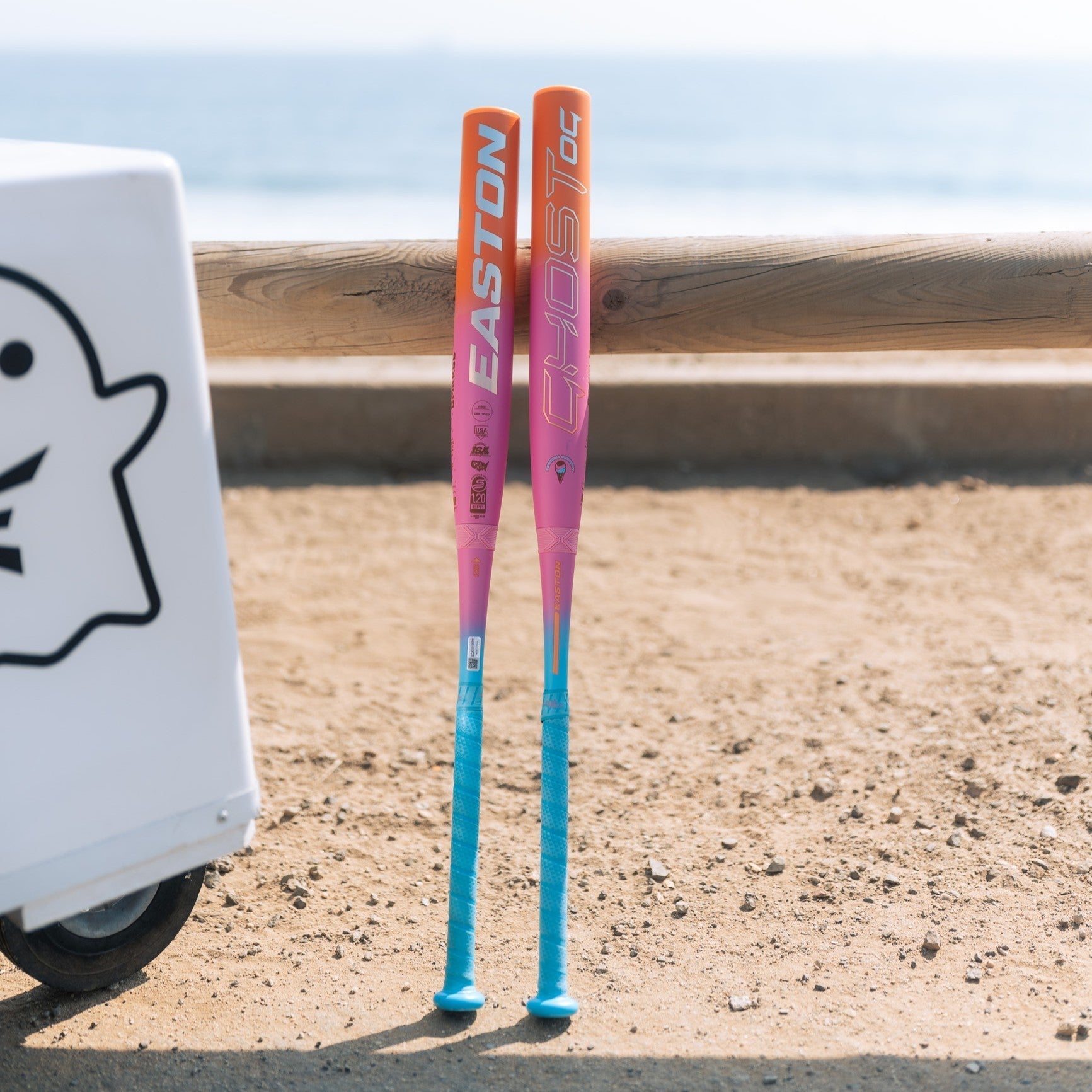 2025 Easton Ghost OG Rainbow Sherbet (-10) Fastpitch Softball Bat: EFP5GHRS10