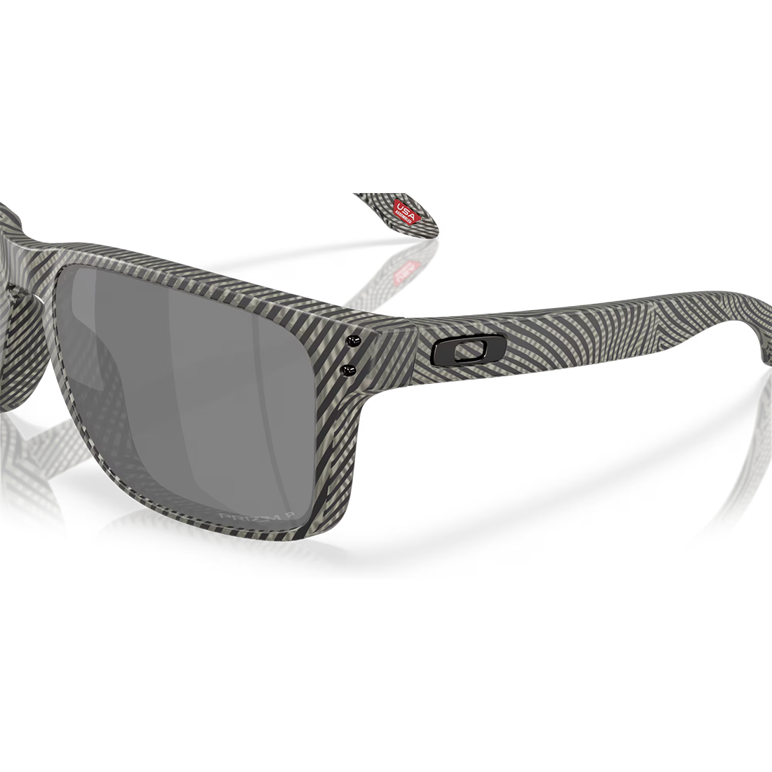 OAKLEY HOLBROOK XL Night Mission Sunglasses Matte Grey Ink Fingerprint: Prizm Black Polarized