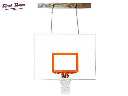 FoldaMount46™ Folding Wall Mount Basketball Hoop System by First Team