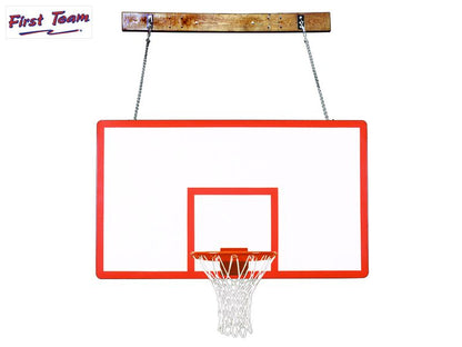 FoldaMount46™ Folding Wall Mount Basketball Hoop System by First Team