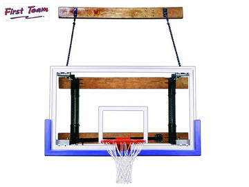 FoldaMount46™ Folding Wall Mount Basketball Hoop System by First Team