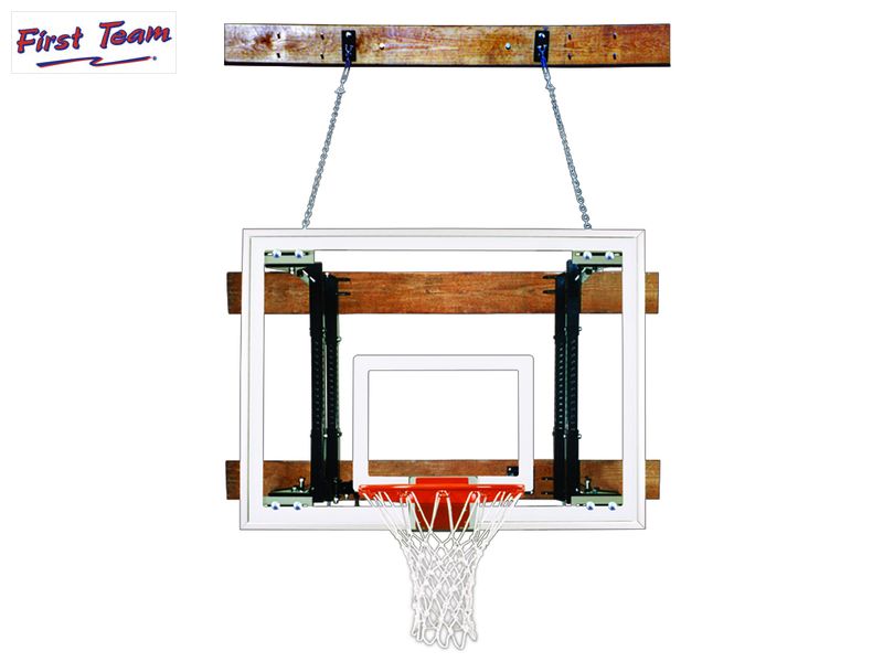 FoldaMount68™ Folding Wall Mount Basketball Hoop System by First Team