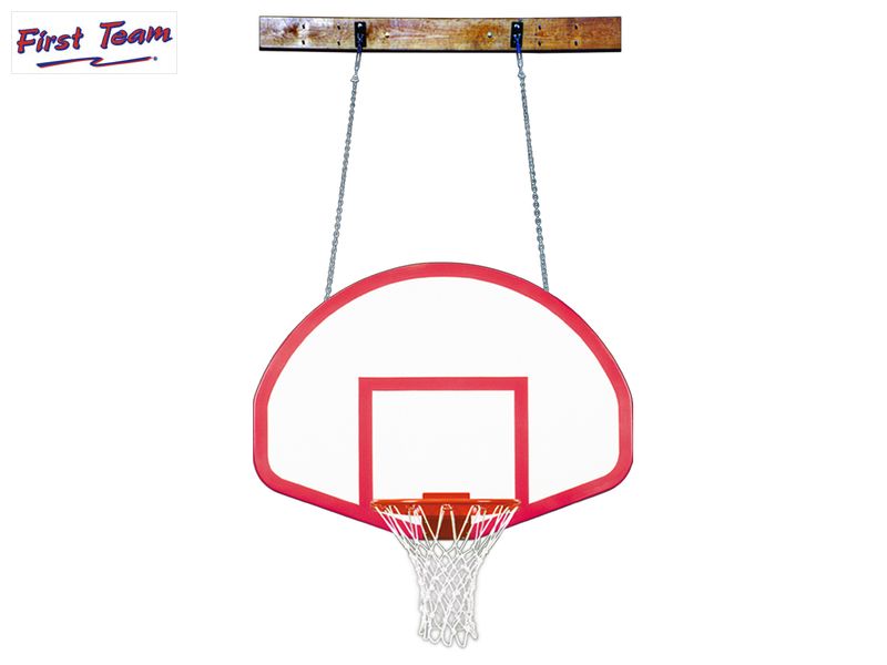 FoldaMount68™ Folding Wall Mount Basketball Hoop System by First Team