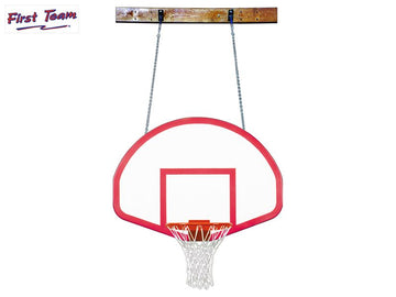 FoldaMount68™ Folding Wall Mount Basketball Hoop System by First Team
