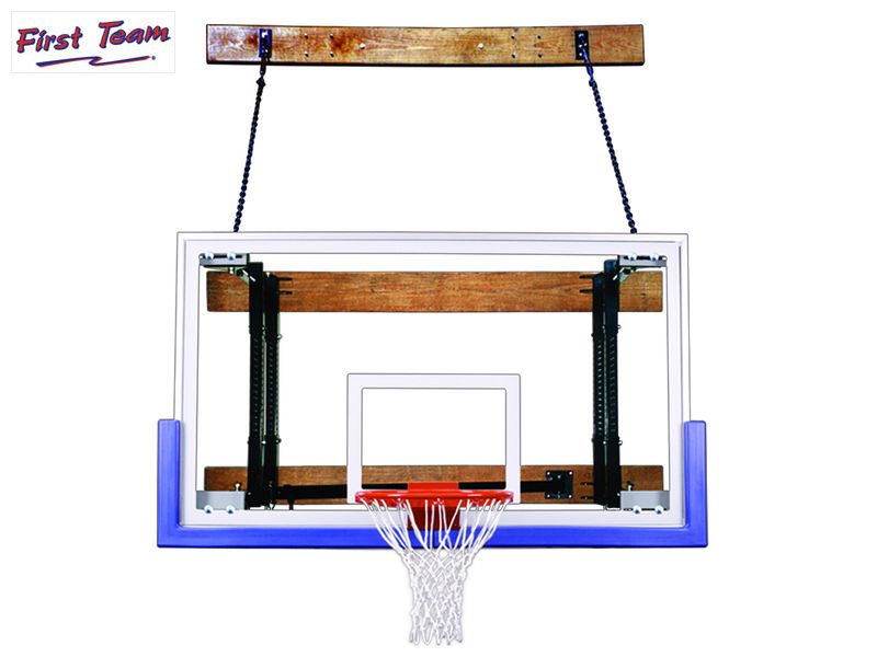 FoldaMount68™ Folding Wall Mount Basketball Hoop System by First Team