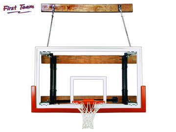 FoldaMount68™ Folding Wall Mount Basketball Hoop System by First Team