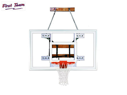 FoldaMount82™ Folding Wall Mount Basketball Hoop System by First Team