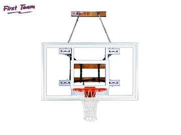 FoldaMount82™ Folding Wall Mount Basketball Hoop System by First Team