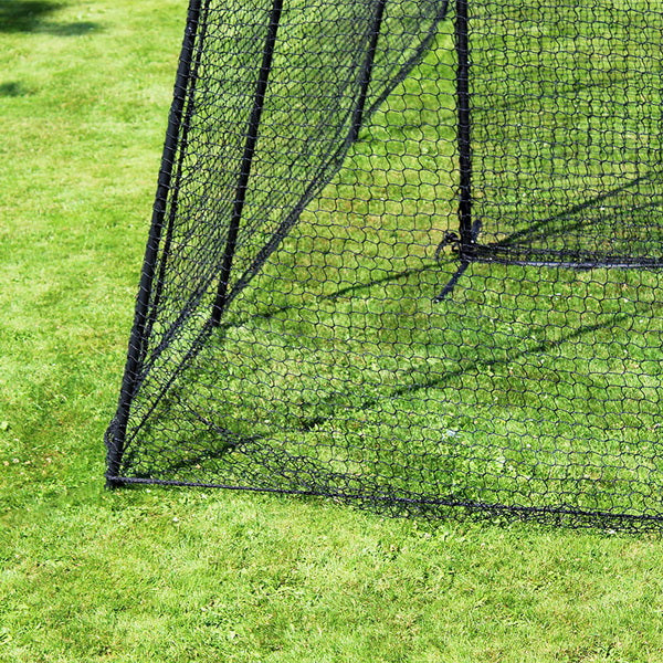 Freestanding Trapezoid Batting Cage for Baseball and Softball