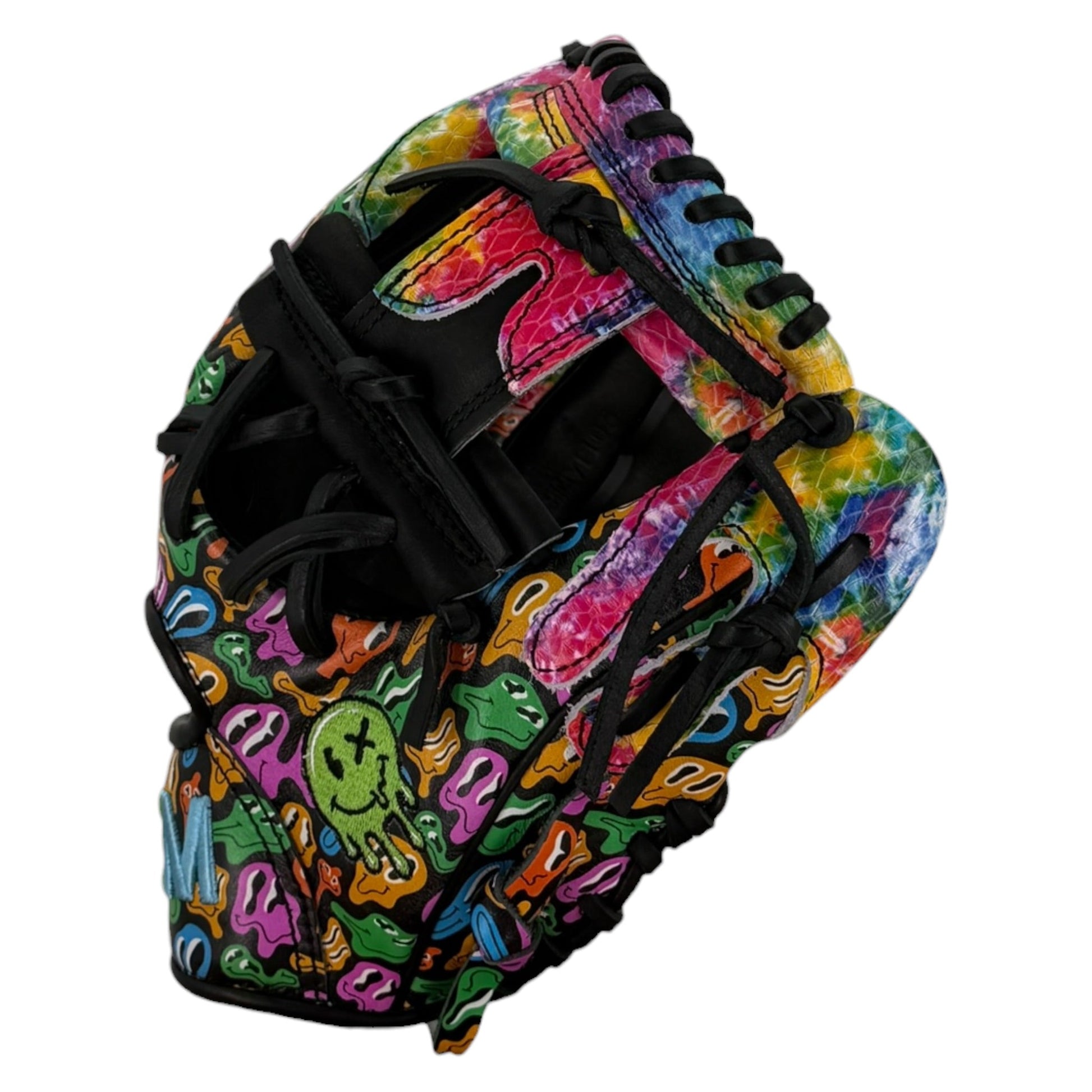 Gem Gloves Baseball Fielding Glove - GEM106 Smiley Drip
