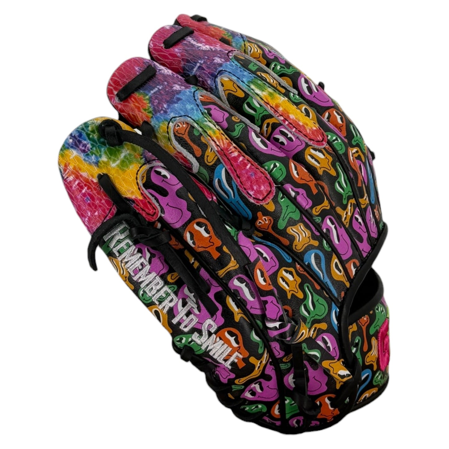 Gem Gloves Baseball Fielding Glove - GEM106 Smiley Drip