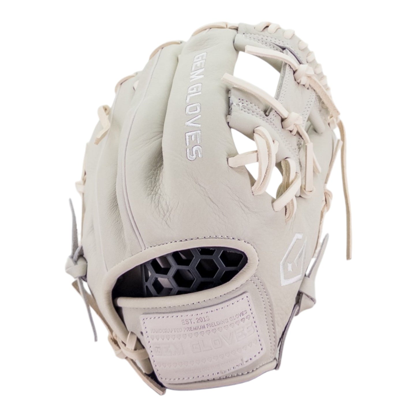 Gem Gloves Game-Ready Baseball Fielding Glove - GEM136 Marshmallow