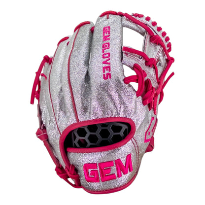 Gem Gloves Christina Pasinski Signature Model Fastpitch Softball Fielding Glove - GEM148 Glitter Girly Series