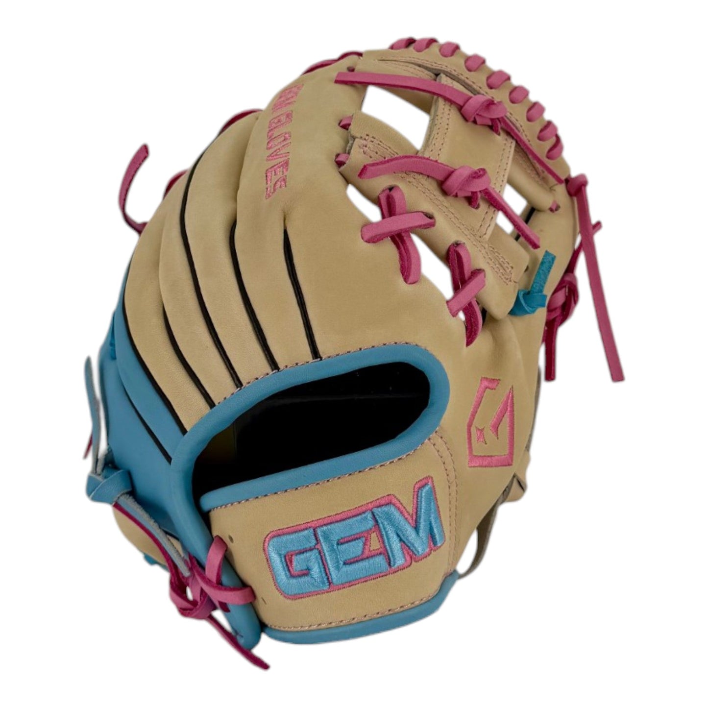 Gem Gloves Baseball Fielding Glove - GEM121 Carolina Peach